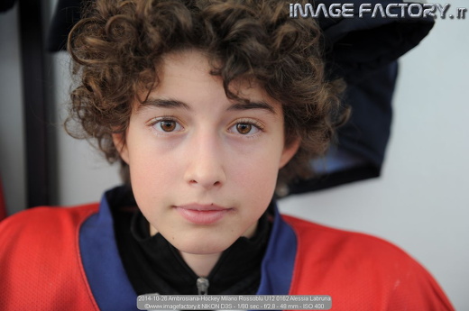 2014-10-26 Ambrosiana-Hockey Milano Rossoblu U12 0162 Alessia Labruna